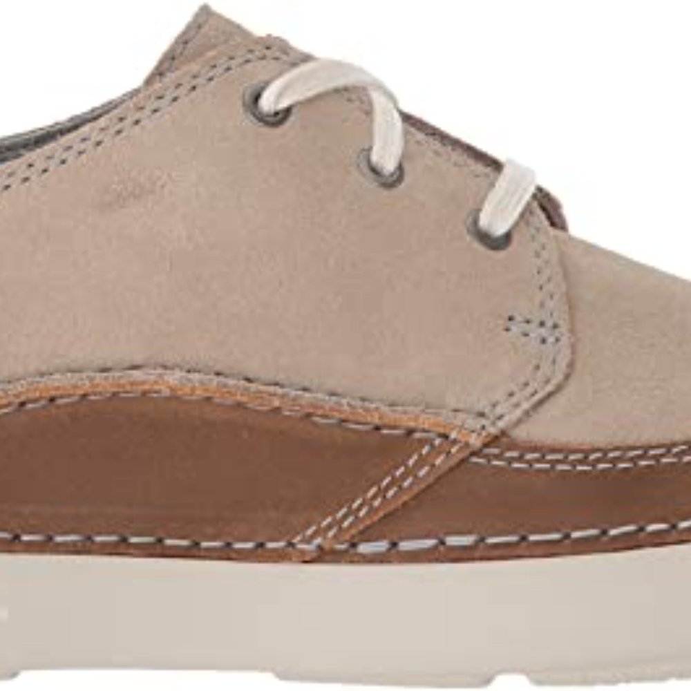 Collection by Clarks Gosler Edge Sand Contrasting Colors Suede Canvas Me… - Picture 6 of 16